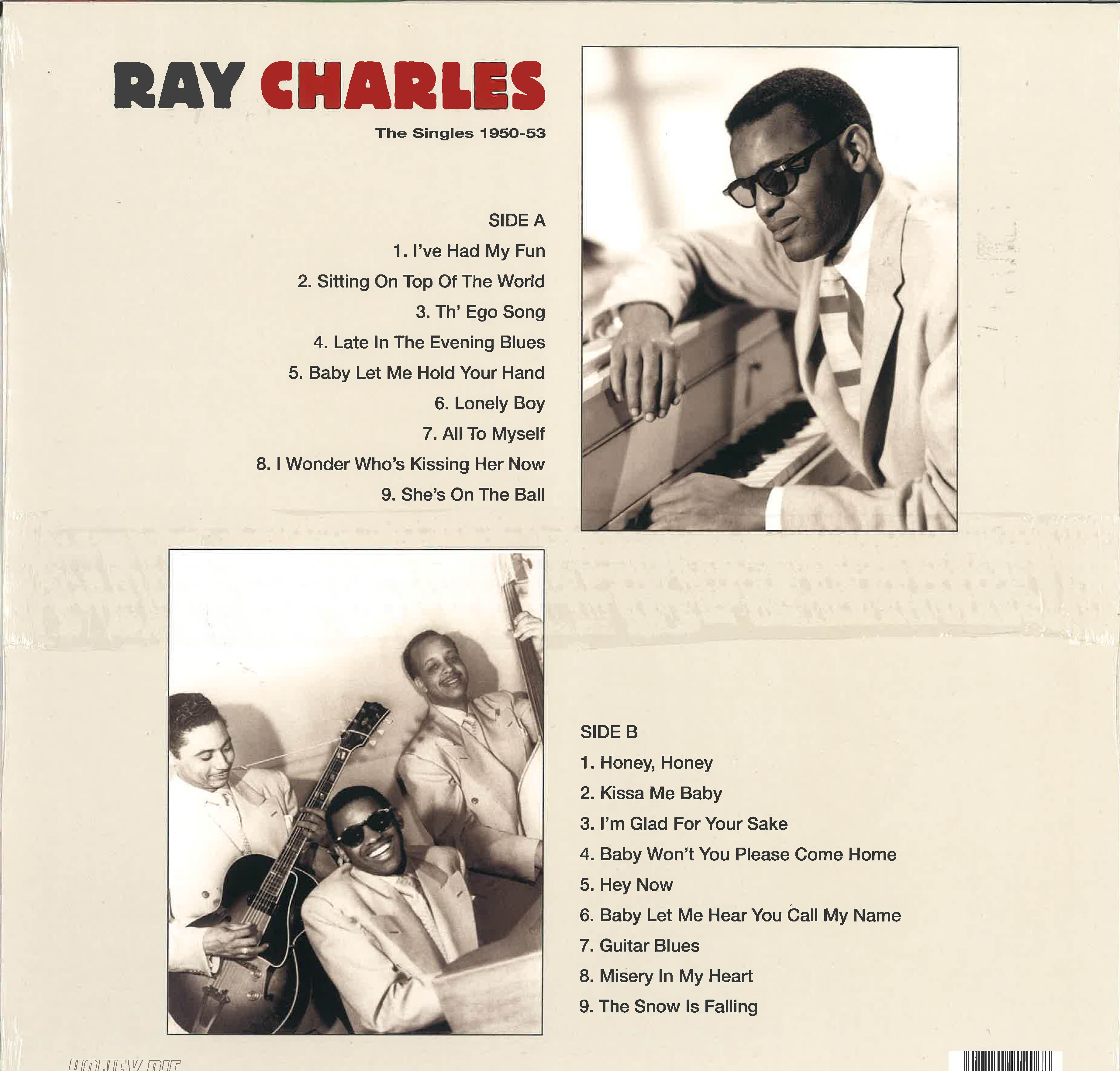 RAY CHARLES (レイ・チャールズ) - The Singles 1950-53 (EU Limited LP/New)