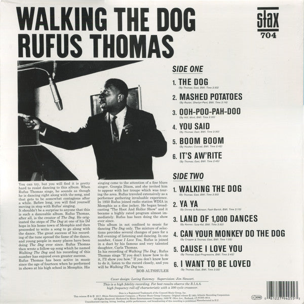 RUFUS THOMAS (ルーファス・トーマス) - Walking The Dog (EU Ltd.Reissue 180g LP/New)