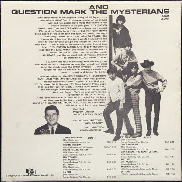? (QUESTION MARK) & THE MYSTERIANS (クエスチョン・マーク&ザ・ミステリアンズ) - 96 Tears (EU Unofficial Re Stereo LP / New)