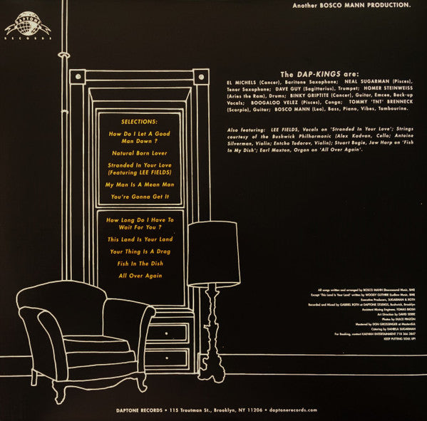 SHARON JONES & THE DAP-KINGS (シャロン・ジョーンズ & ザ・ダップキングス) - Naturally (2nd Album) (US 限定復刻再発「黒盤」LP-見開きジャケ/New)’05年2ndアルバム