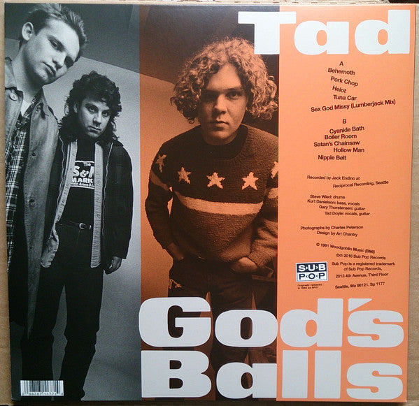 TAD (タッド) - God's Balls (US 限定刻再発 LP/NEW)