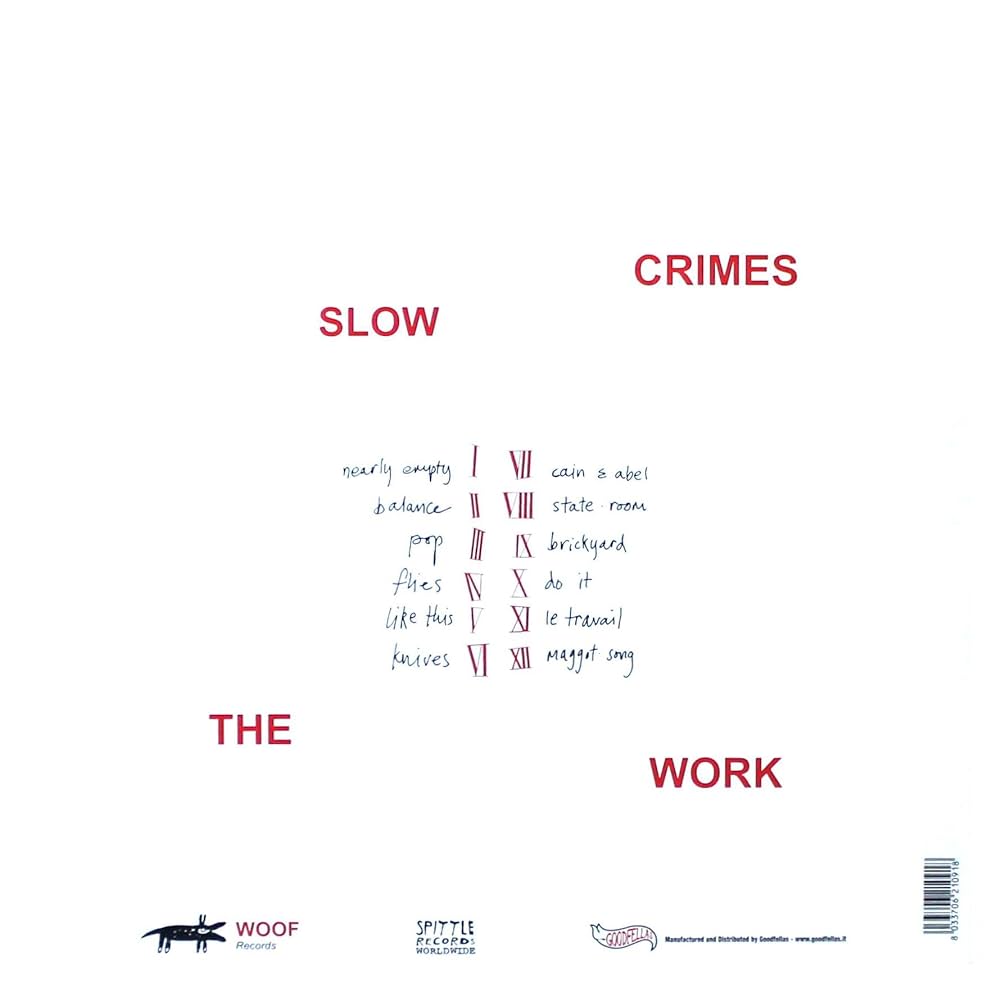 WORK, THE (ザ・ワーク) - Slow Crimes (Italy 限定復刻再発 LP+CD/NEW)