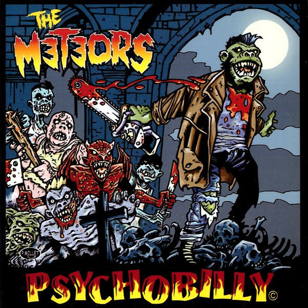METEORS (メテオス) - Psychobilly (Finland 限定復刻再発クリアグリーン・ヴァイナル LP/NEW)