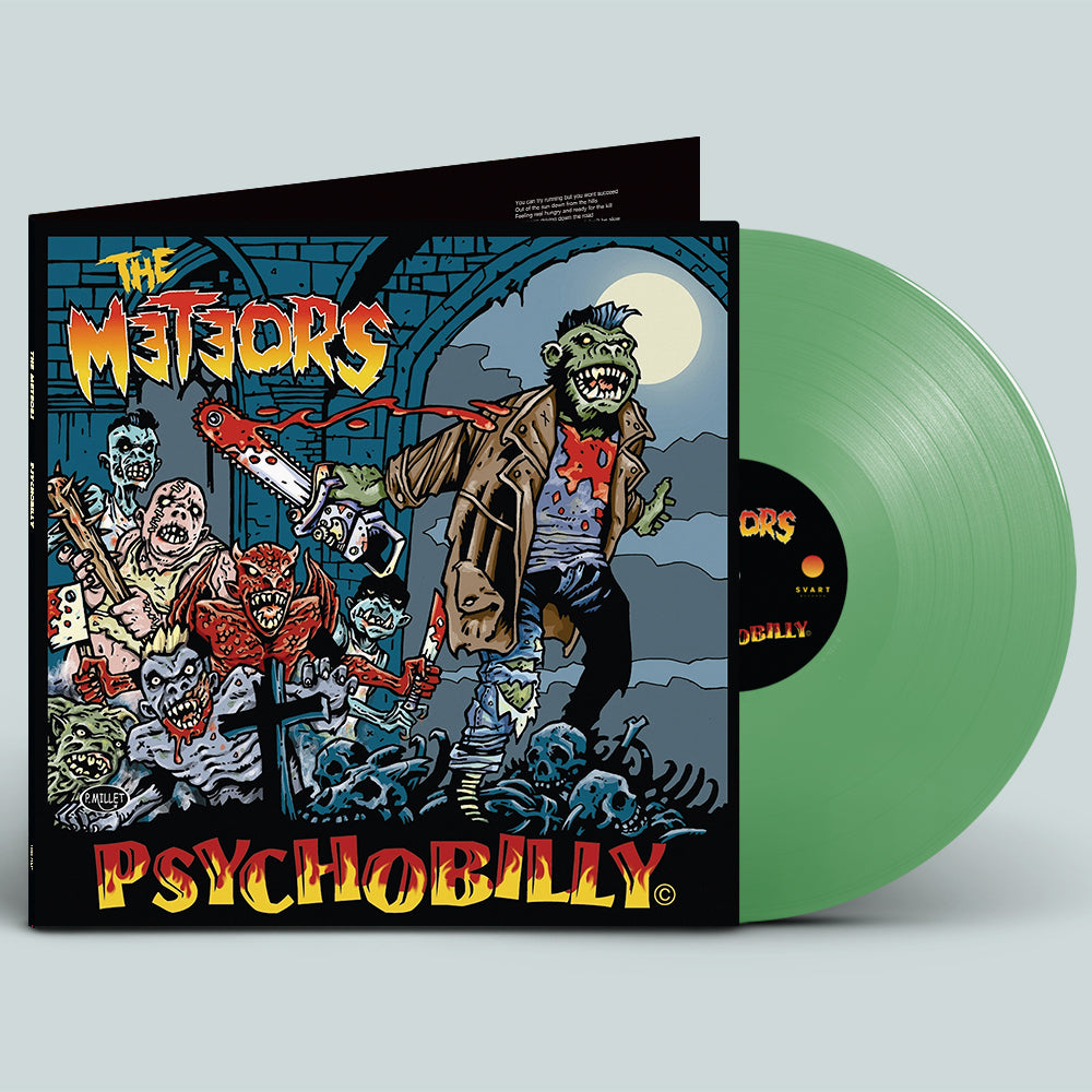 METEORS (メテオス) - Psychobilly (Finland 限定復刻再発クリアグリーン・ヴァイナル LP/NEW)