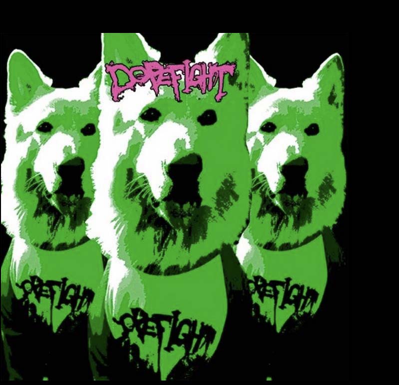 DOPEFIGHT / LEX RHINO (ドープ・ファイト / レックス・ライノ) - Split (German 420 Ltd.White Vinyl LP 「廃盤 New」 )