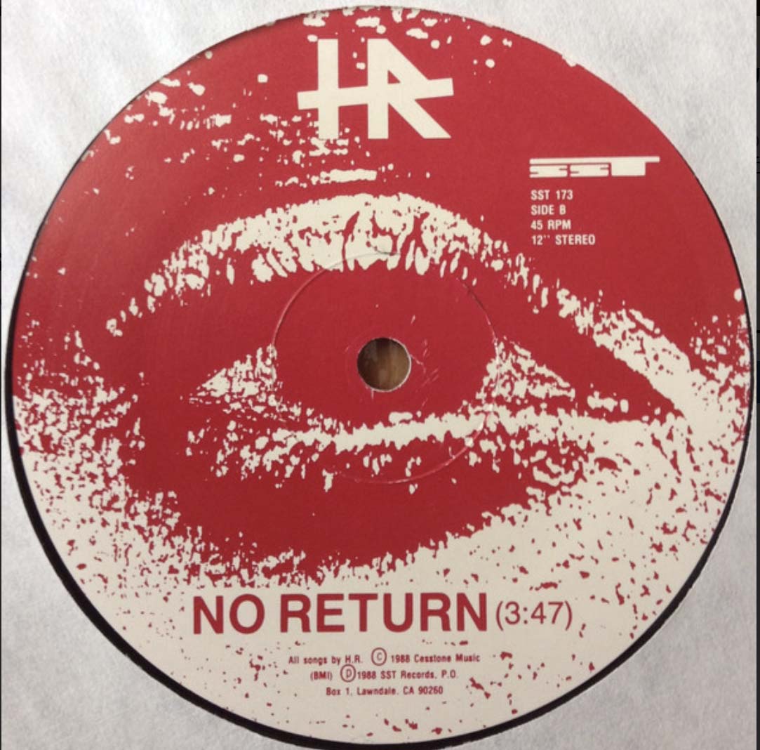 H.R. - Now You Say / No Return (US Ltd.Reissue Red Vinyl 12" 「廃盤 New」 )