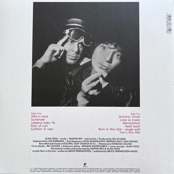 SUICIDE (スーサイド) - A Way Of Life (EU 限定復刻リマスター再発クリアブルーヴァイナル LP/NEW)