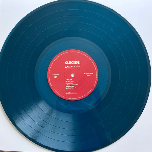 SUICIDE (スーサイド) - A Way Of Life (EU 限定復刻リマスター再発クリアブルーヴァイナル LP/NEW)