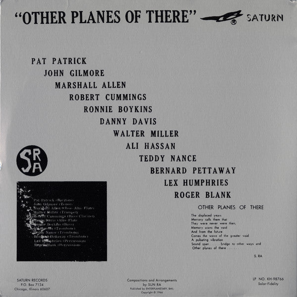 SUN RA & His Solar Arkestra (サン・ラ & ヒズ・ソーラー・アーケストラ) - Other Planes Of There (US Ltd.Reissue LP/New)