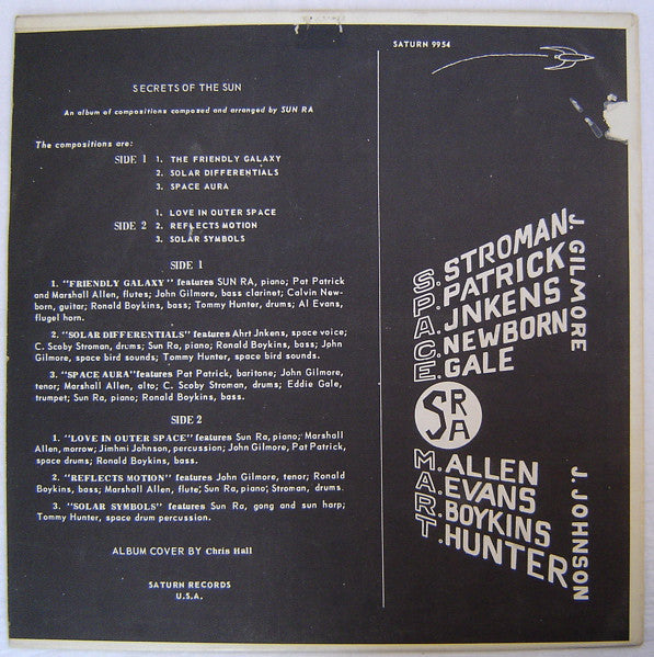 SUN RA & His Solar Arkestra (サン・ラ & ヒズ・ソーラー・アーケストラ) - Secret Of The Sun (US Ltd.Reissue 180g LP/New)