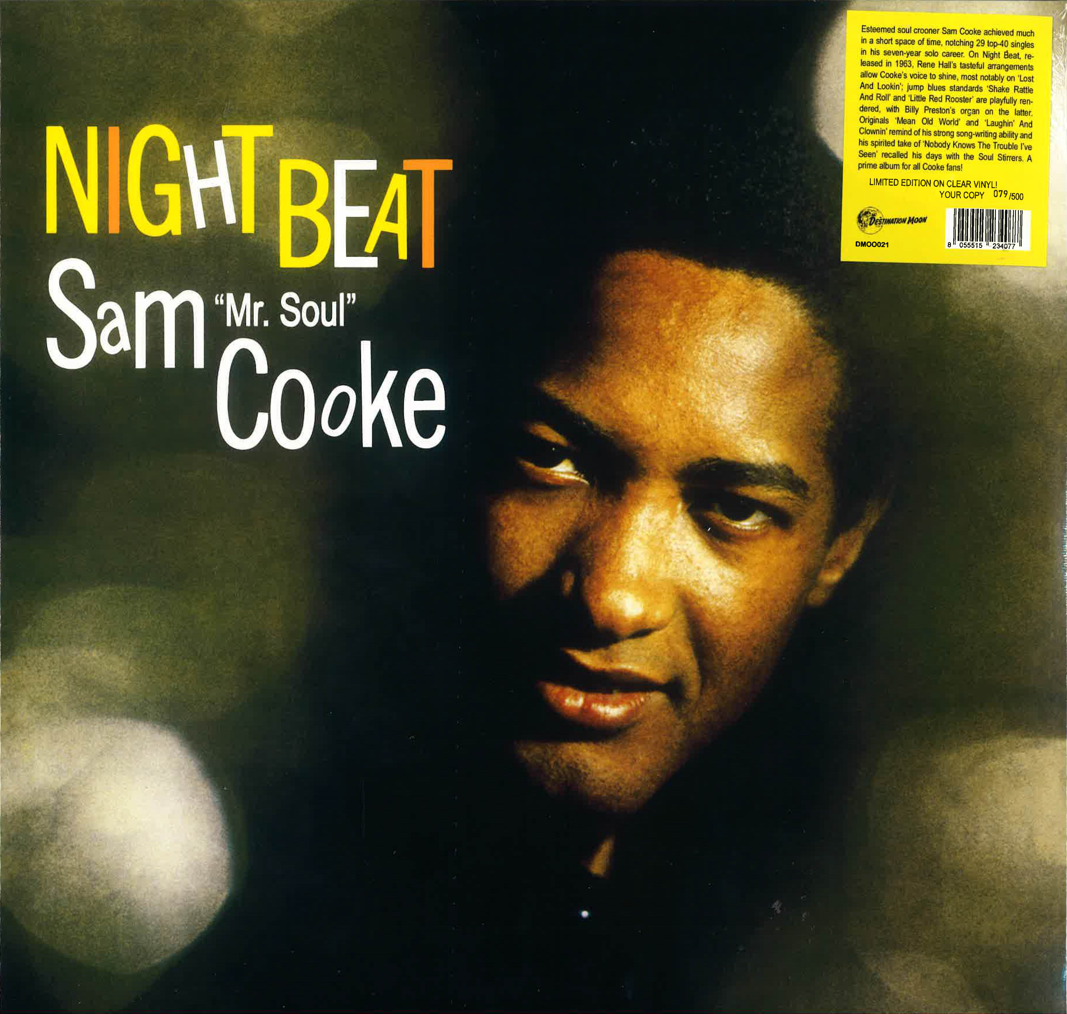 SAM COOKE (サム・クック) - Night Beat (EU限定復刻再発アナログ/New)