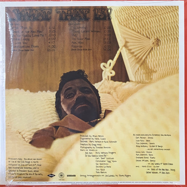 SCREAMIN’ JAY HAWKINS (スクリーミン・ジェイ・ホーキンス) - ...What That Is! (US サードマン社限定復刻再発 180g LP/New) '69年名作アルバム