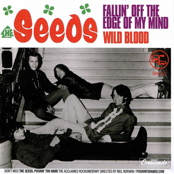 SEEDS (シーズ) - Fallin' Off The Edge Of My Mind (US Ltd.Re 7"+PS/New)