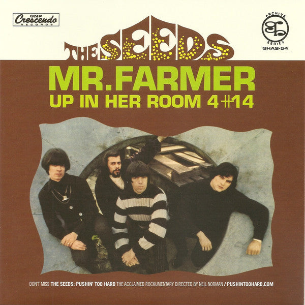 SEEDS (シーズ) - Mr. Farmer (US 限定復刻ジャケ付7インチ/New)'67年ACIDフラワー・ガレージ名曲