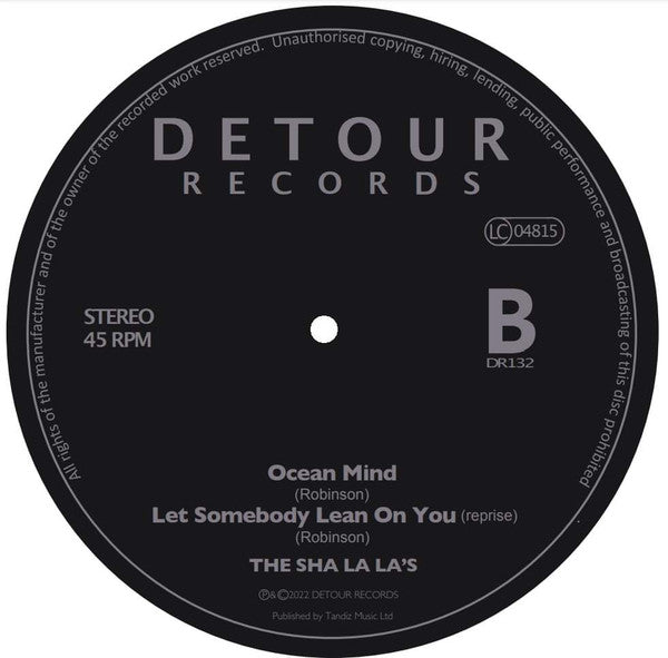 SHA LA LA'S (シャ・ラ・ラズ) - Let Somebody Lean On You +2 (UK 150 Limited 7"+CS/New)