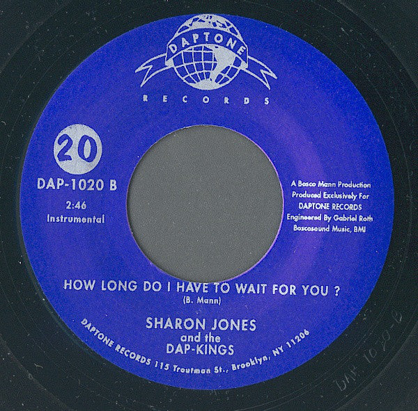 SHARON JONES & THE DAP-KINGS (シャロン・ジョーンズ & ダップキングス) - How Long Do I Have To Wait For You ? (US Ltd.7"/New)