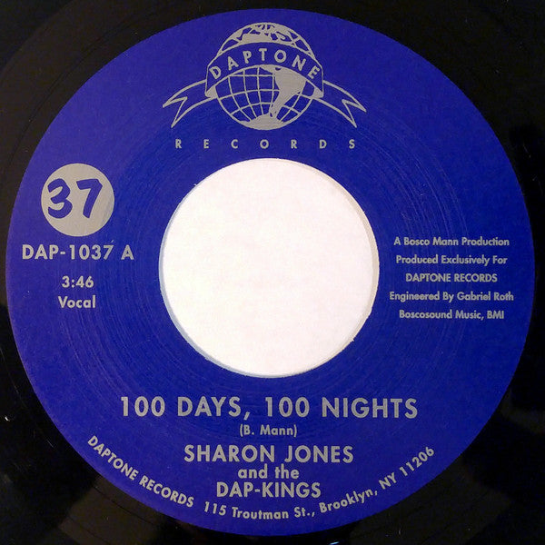 SHARON JONES & THE DAP-KINGS (シャロン・ジョーンズ & ダップキングス) - 100 Days, 100 Nights (US 限定 7"/New) クロスオーヴァーFUNKど名曲!