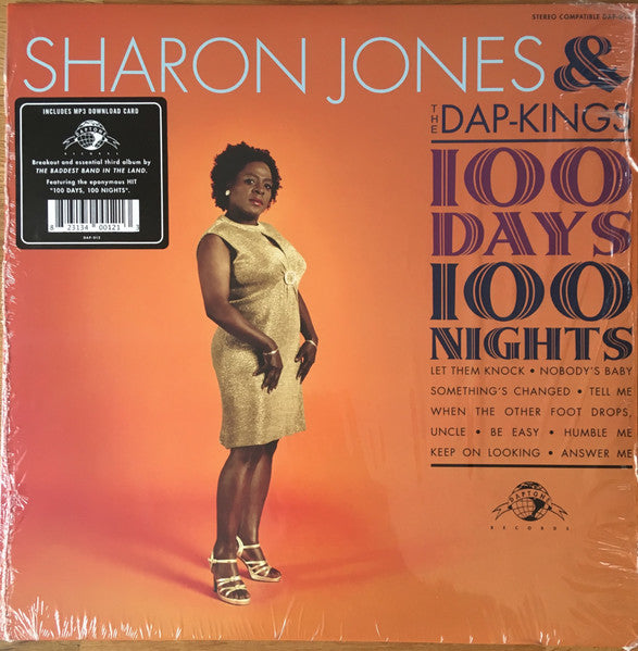 SHARON JONES & THE DAP-KINGS (シャロン・ジョーンズ & ザ・ダップキングス) - 100 Days, 100 Nights (US 限定復刻再発 LP/New) ’07年サードアルバム