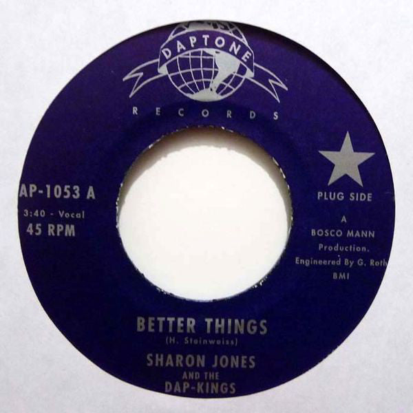 SHARON JONES & THE DAP-KINGS (シャロン・ジョーンズ & ダップキングス) - Better Things (US 限定プレス 7"/New)