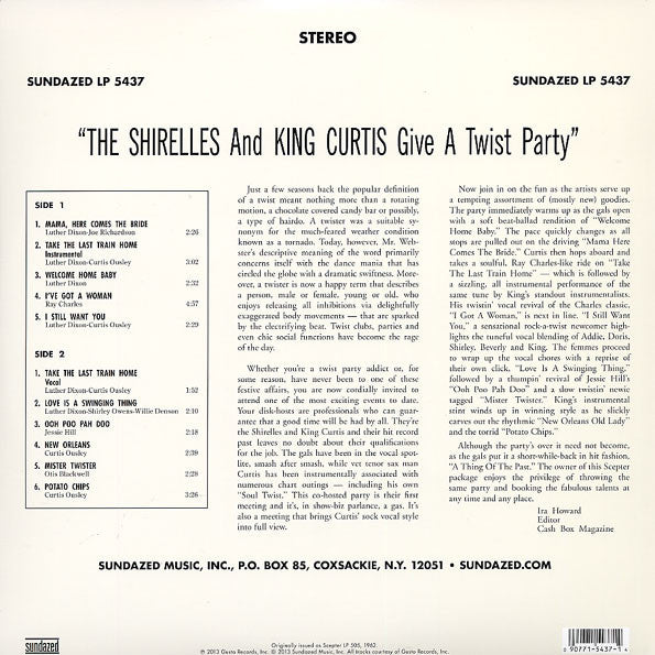 SHIRELLES & KING CURTIS (シュレルズ & キング・カーティス) - Give A Twist Party (US Ltd.Reissue Stereo LP/New)