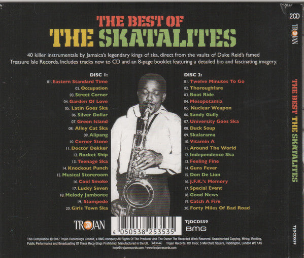 SKATALITES (スカタライツ) - The Best of The Skatalite (EU 限定見開きデジパック 2xCD/New)トロージャン社編集ベスト全40曲