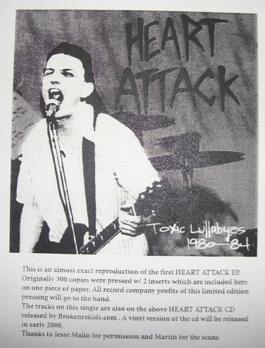 HEART ATTACK (ハート・アタック) - God Is Dead (US 限定再発 7"/Skip 113「廃盤 New」)