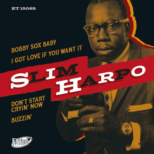 SLIM HARPO (スリム・ハーポ) - Bobby Sox Baby +3 (Spain ジャケ付き再発4曲入り 7"EP/New) エクセロ社名曲シングル集!