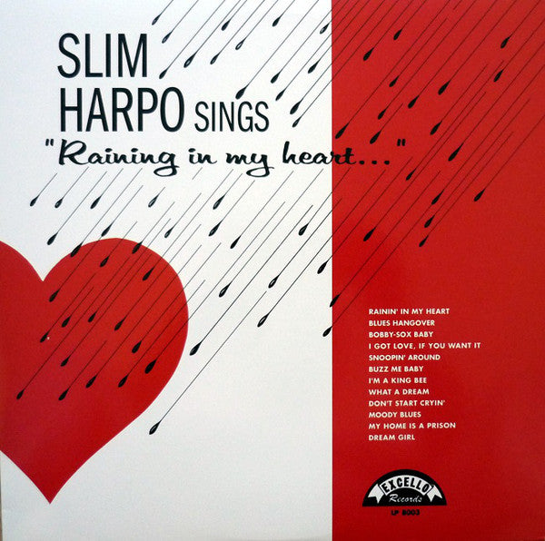 SLIM HARPO (スリム・ハーポ) - Sings Raining In My Heart (US 定復刻再発 LP/New) ブルース界重鎮ハープ・ロッカー’61年名作デビューアルバム!