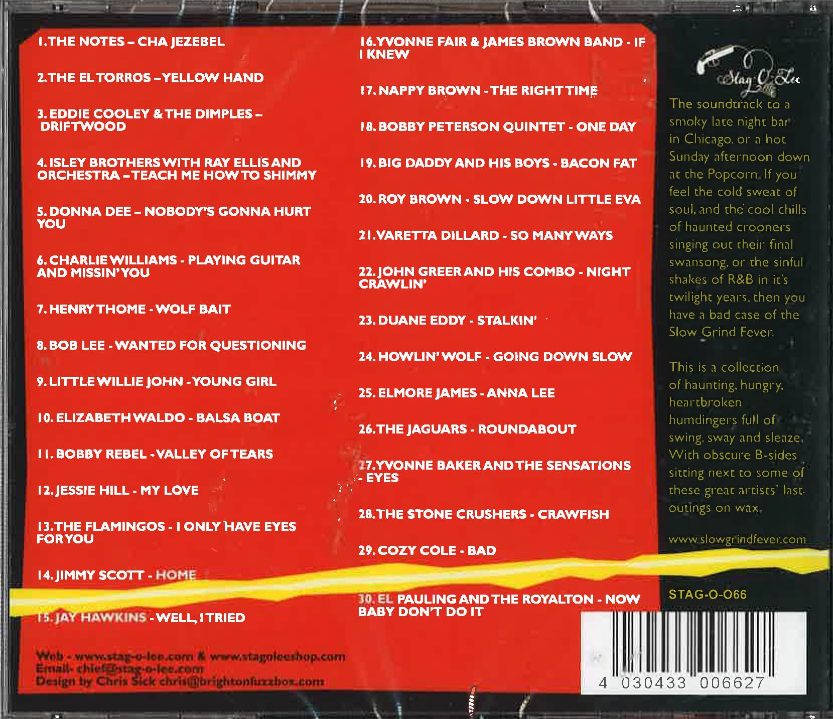 V.A. (ラスヴェガス・グラインド続編) - Slow Grind Fever Vol.3 & 4 (German 限定CD(プラケース)/New)