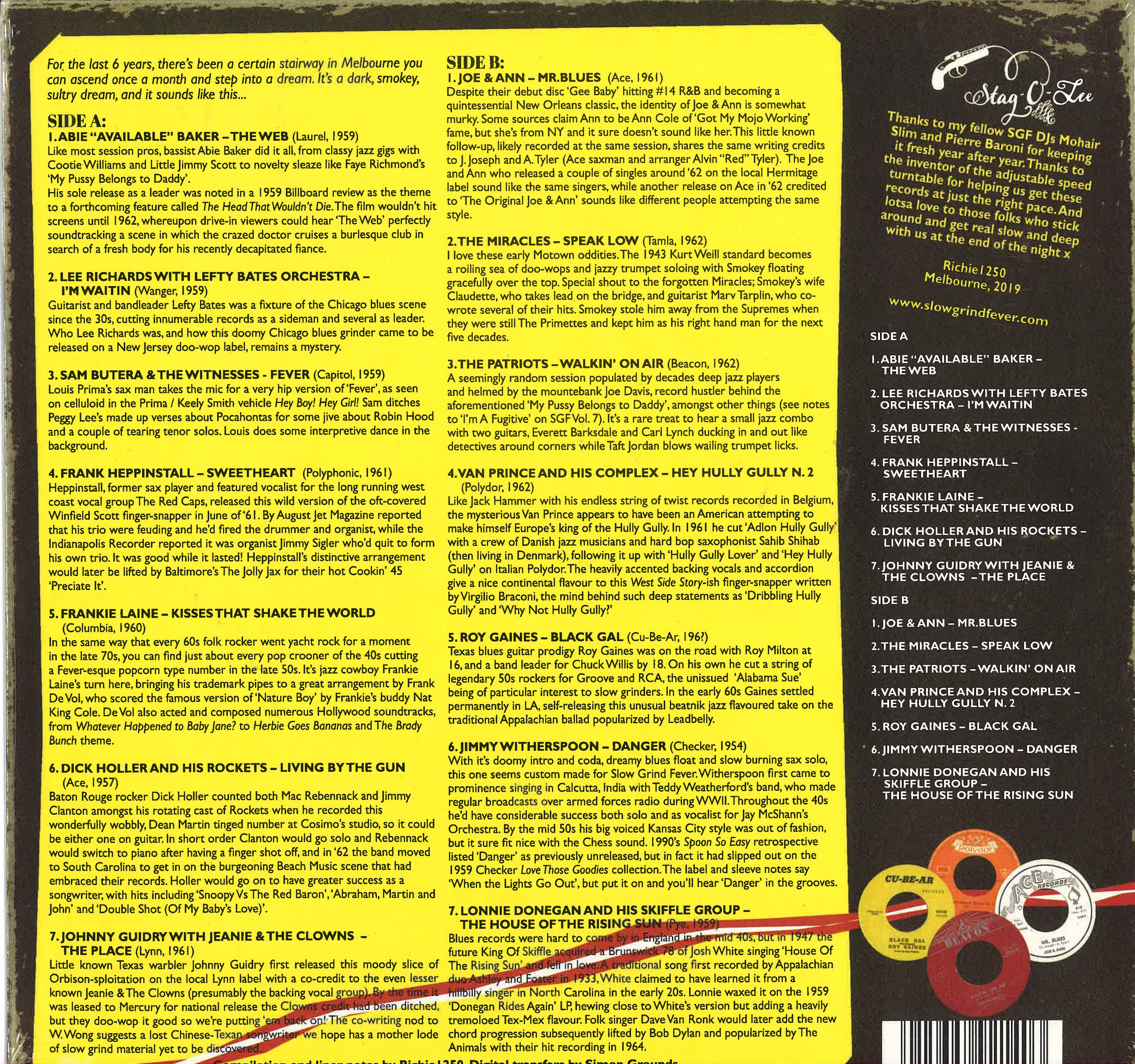 V.A. (ラスヴェガス・グラインド続編) - Slow Grind Fever Vol.9 (ドイツ限定 LP/New)