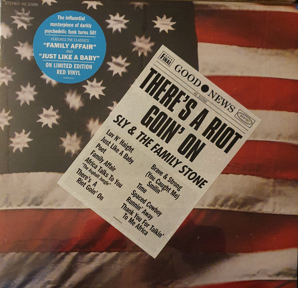 SLY & THE FAMILY STONE (スライ&ファミリーストーン) - There’s A Riot Goin’ On (EU Epic 限定復刻再発レッドヴァイナル LP/New)