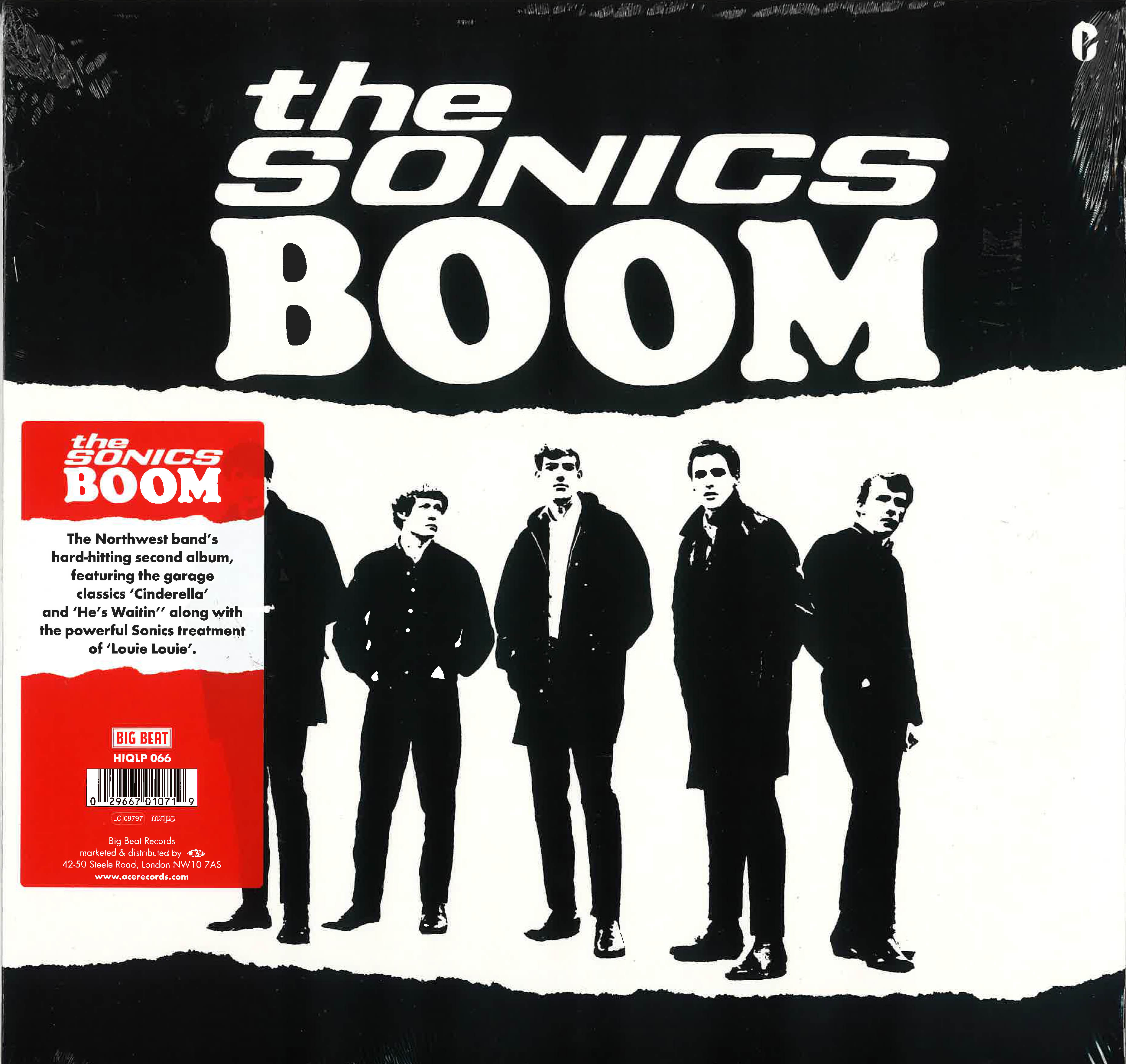 SONICS (ソニックス) - Boom (UK 限定復刻再発「HQ=高音質」LP/New)60's USガレージ・レジェンド'66年名作セカンド・アルバム!