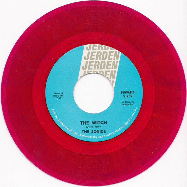 SONICS (ソニックス) - The Witch (US 限定再発「レッド VINYL(赤盤)」 7"+PS/New)