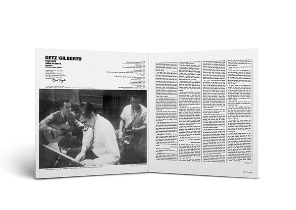 STAN GETZ & JOAO GILBERTO Feat.Antonio Carlos Jobim (スタン・ゲッツ & ジョアン・ジルベルト + アントニオ・カルロス・ジョビン) - Getz / Gilberto (EU 限定復刻再発「HQ=高音質」180g LP 見開きジャケ/New)'64年ボサノヴァ名作