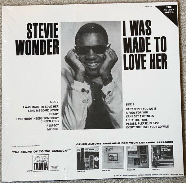 STEVIE WONDER (スティービー・ワンダー)  - I Was Made To Love Her (US Ltd.Reissue LP/New)