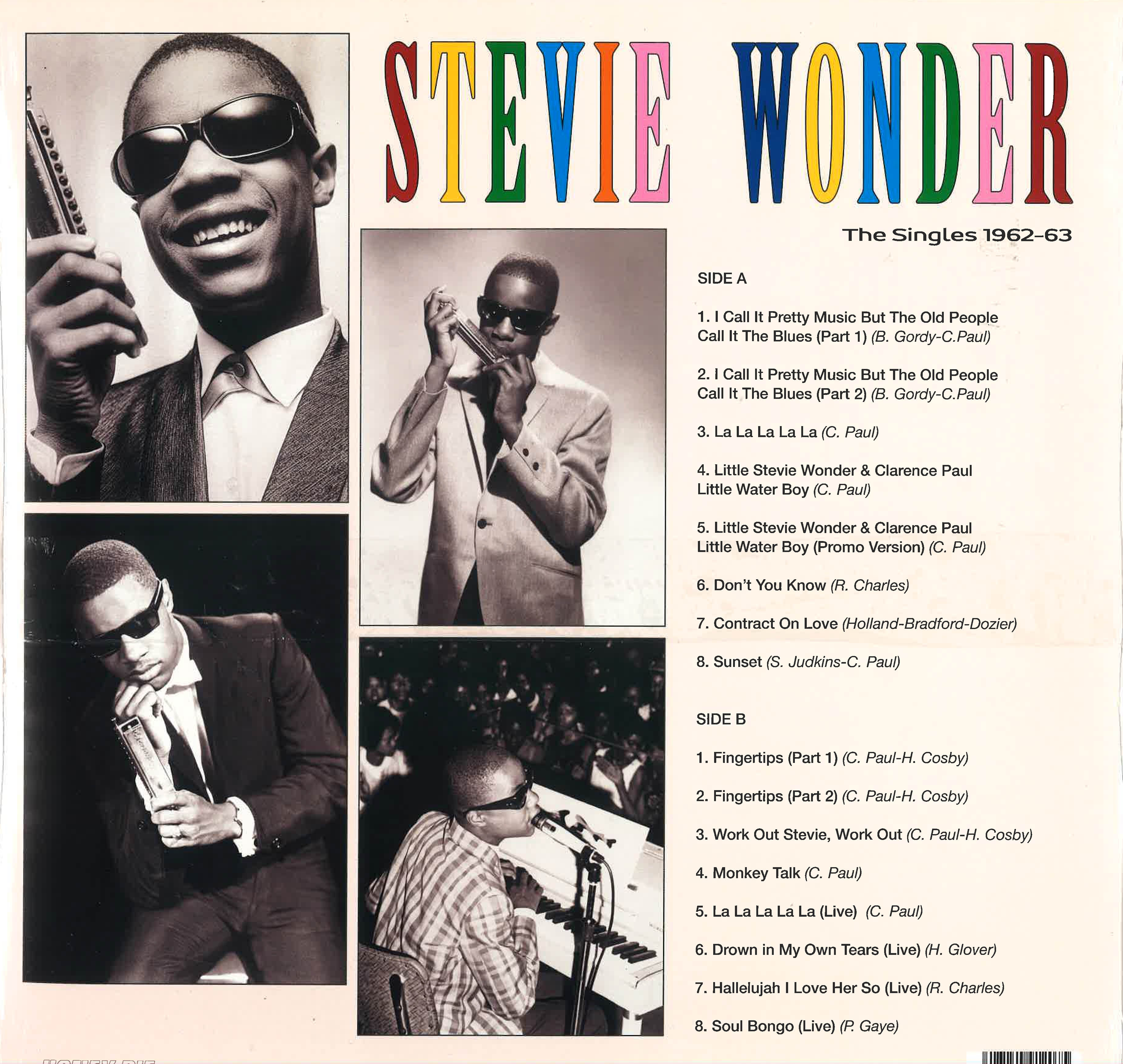 (LITTLE) STEVIE WONDER (リトル・スティーヴィー・ワンダー) - The Singles 1962-63 (EU Limited LP/New)