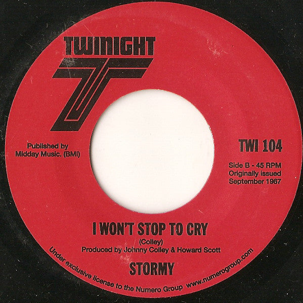 STORMY (ストーミー) - The Devastator (US 限定再発「黒盤」 7"+カンパニースリーブ/New) ファンキーMODノーザン!