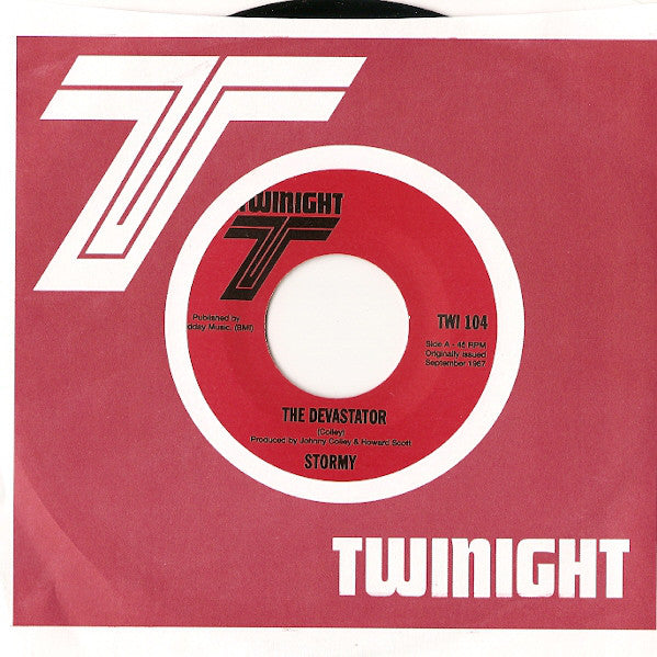 STORMY (ストーミー) - The Devastator (US 限定再発「黒盤」 7"+カンパニースリーブ/New) ファンキーMODノーザン!