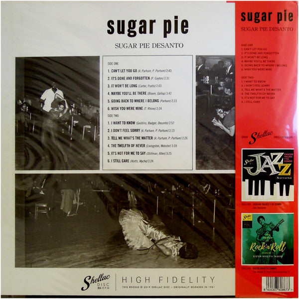 SUGAR PIE DESANTO (シュガー・パイ・デサント) - Sugar Pie (Spain Ltd.Reissue LP+Obi/New)