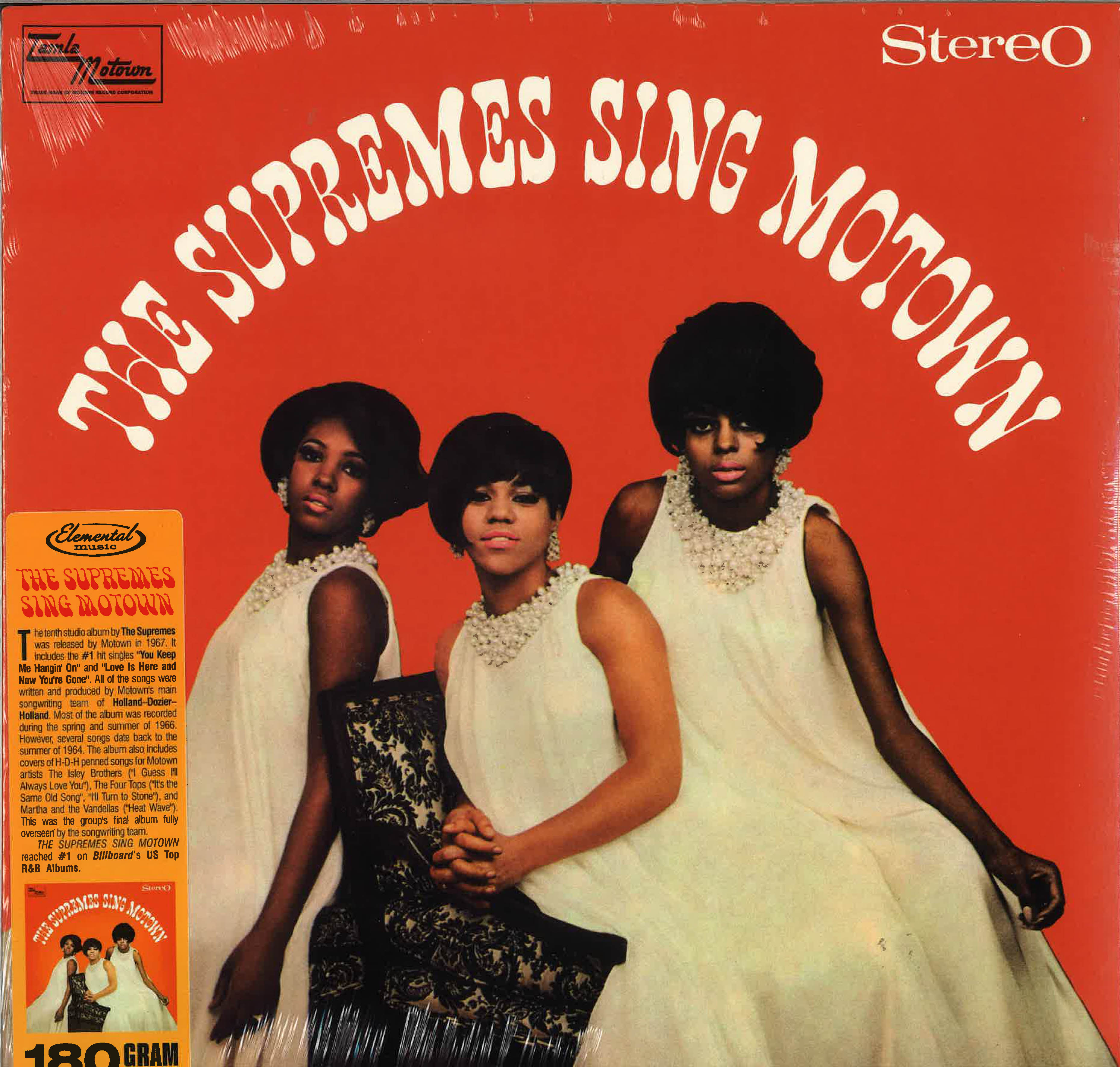 SUPREMES (スプリームス / シュプリームス) - The Supremes Sing Motown (EU 限定復刻再発180gステレオ  LP/New)