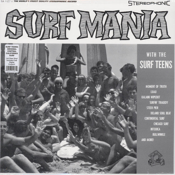 SURF TEENS (サーフティーンズ) - Surf Mania (US Ltd.Reissue Clear Vinyl LP/New)