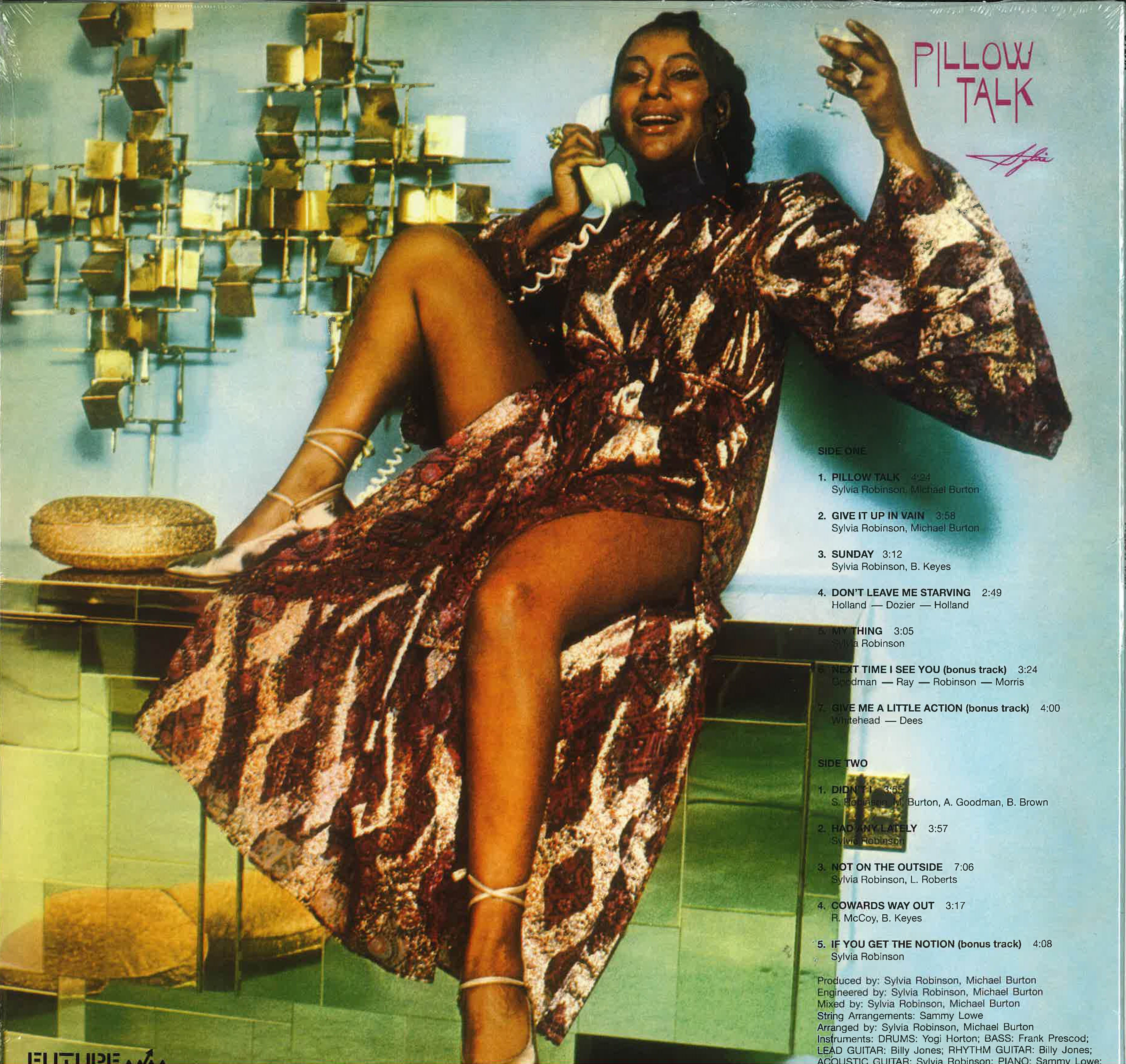 SYLVIA (シルヴィア ロビンソン) - Pillow Talk (EU 500枚限定復刻再発180g 「パープルVINYL」重量LP /New) 元祖甘茶エロソウル '73年ソロ名義デビューアルバム。
