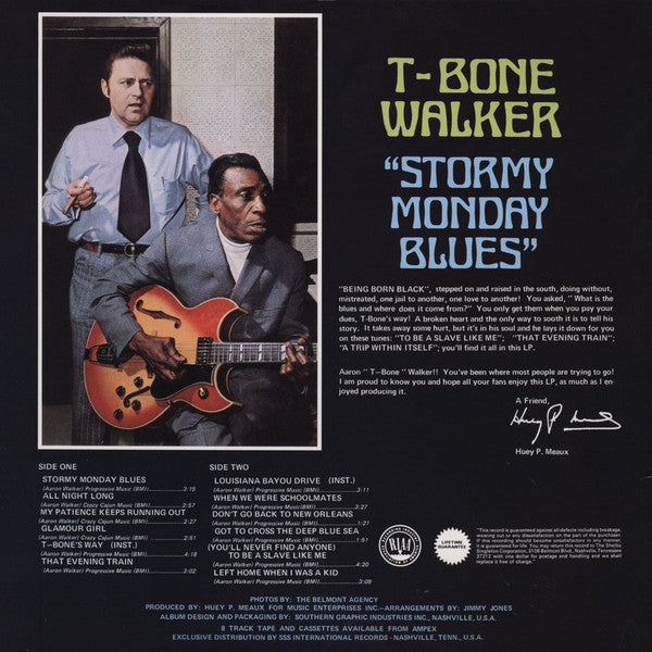 T-BONE WALKER (T-ボーン・ウォーカー) - Stormy Monday Blues (US Ltd.Reissue LP/New)