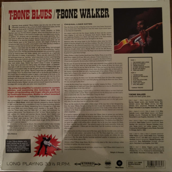 T-BONE WALKER (T-ボーン・ウォーカー) - T-Bone Blues (EU 限定復刻再発180g アナログLP/New)