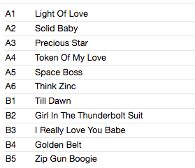 T.REX (T.レックス) - Bolan's Zip Gun (UK Ltd.Remastered Reissue 180g LP/New-DEMREC-05) くり抜きジャケ再現限定復刻再発!