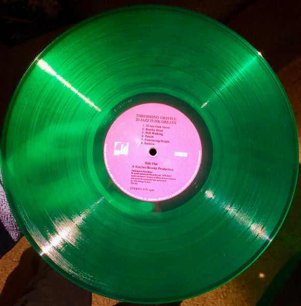 THROBBING GRISTLE (スロッビング・グリスル) - 20 Jazz Funk Greats (EU 限定復刻リマスター再発「グリーンヴァイナル」 LP+ブックレット、DLコード/NEW)