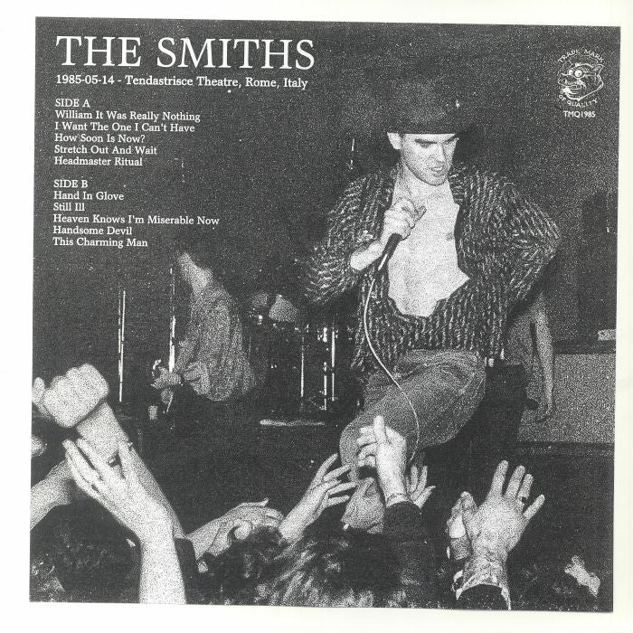 SMITHS, THE (ザ・スミス) - 1985-05-14 Tendeastrisce Theatre Rome Italy (EU Limited Blue Splatter Vinyl LP/NEW)
