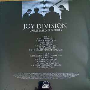 JOY DIVISION (ジョイ・ディヴィジョン) - Unreleased Pleasures (US 限定 LP/NEW)