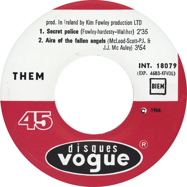 THEM (ゼム) - Gloria's Dream +3 (EU Ltd. Reissue 7"EP+PS/New)