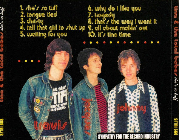 TINA & THE TOTAL BABES (ティナ&ザ・トータル・ベイブス) - She's So Tuff (US Ltd. CD/New 廃盤) バブルガム・パンク'01年唯一アルバム